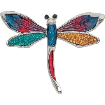 Multicolored Dragonfly Magnetic Pin
