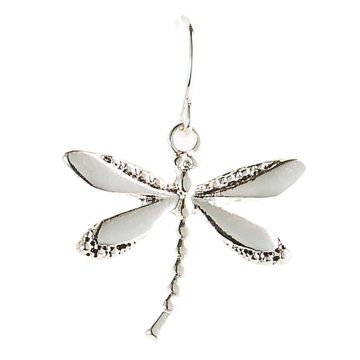 Silver Deco Dragonfly Earring