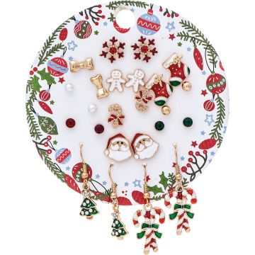 12 Days Of Christmas Carded Earring Collection #1
