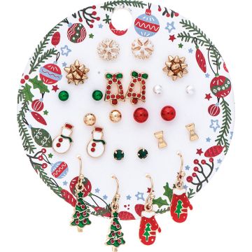 12 Days Of Christmas Carded Earring Collection #4