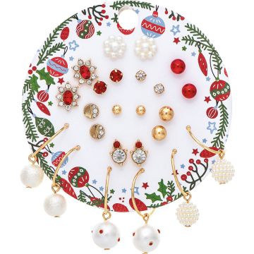 12 Days Of Christmas Carded Earring Collection #6